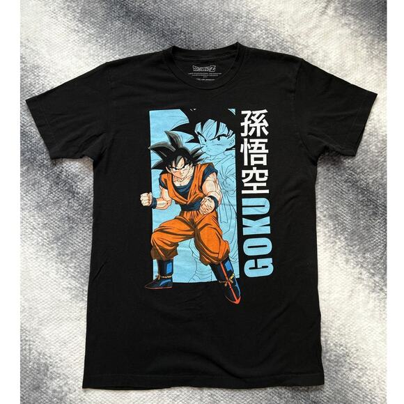 Dragonball Z Goku Graphic Short Sleeve T-Shirt Men Size Medium Retro Anime - Picture 1 of 7
